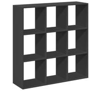 vidaXL Étagère séparatrice de pièce Noir 102x29x103,5 cm, étagère, étagère à Livres, étagère de Rangement, bibliothèque, Support de Rangement