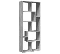 vidaXL Étagère séparatrice de pièce Sonoma gris 67×25×161,5 cm – étagère de rangement
