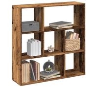 Etagère séparatrice de pièce vieux bois 102x29x103,5 cm