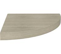 vidaXL Étagère suspendue d'angle aspect chêne 35x35x3,8 cm MDF