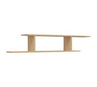 Vidaxl Etagère Tv Murale Chêne Sonoma 125x18x23 Cm Aggloméré Multicolore