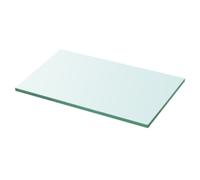 vidaXL Étagères 2 pcs. Verre Transparent 30x12 cm