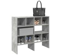Vidaxl Étagères À Chaussures 2 Pcs Empilable Gris Béton 89,5x30x40 Cm Multicolore