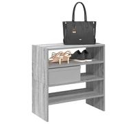 Vidaxl Étagères À Chaussures 2 Pcs Empilable Sonoma Gris 60x30x30,5 Cm Multicolore