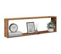 vidaXL Étagères cube murales 2 pcs vieux bois 100x15x30 cm, stockage en forme de cube, organisateur en forme de cube, 856582