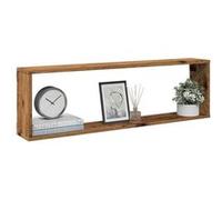 vidaXL Étagères cube murales Vieux Bois 2 pcs 100x15x30 cm étagère flottante Marron