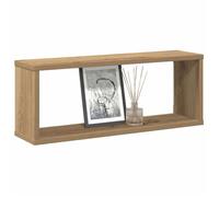 vidaXL Étagères cube murales 4 pcs chêne artisanal 60x15x23 cm, stockage en forme de cube, organisateur en forme de cube, 856590