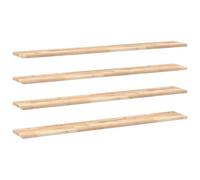 Vidaxl Étagères Flottantes 4 Pcs 160x20x2 Cm Acacia Massif Non Traité Marron