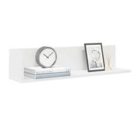 vidaXL Étagères murales 2 pcs blanc 75x16,5x16,5 cm bois d'ingénierie