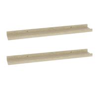 Wandschappen 2 st 60x9x3 cm sonoma eikenkleurig326680