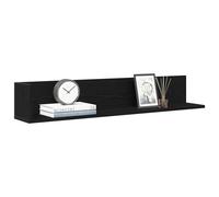 vidaXL Étagères murales 2 pcs noir 100x16,5x16,5 cm bois d'ingénierie
