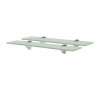 Vidaxl Étagères Murales 2 Pcs Verre 50 X 20 Cm 8 Mm