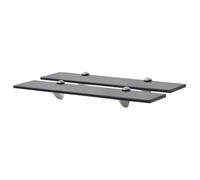 vidaXL Étagères murales 2 pcs Verre 50 x 20 cm 8 mm