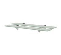 Etagère murale vidaXL Etagères murales 2 pcs Verre 60x10 cm 8 mm