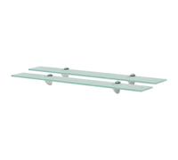 Vidaxl Étagères Murales 2 Pcs Verre 70 X 10 Cm 8 Mm