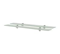 Vidaxl Étagères Murales 2 Pcs Verre 80 X 20 Cm 8 Mm