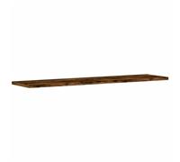 vidaXL Étagères murales 4 pcs chêne fumé 80x20x1,5cm Bois d'ingénierie