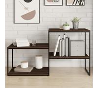 Vidaxl Étagères Murales 4 Pcs Chêne Marron 60x40x1,5cm Bois Ingénierie Multicolore