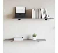 vidaXL Étagères murales 4 pcs sonoma gris 100x20x1,5cm bois ingénierie