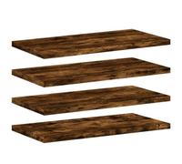 vidaXL Étagères murales 4 pcs 838201 – Tablettes suspendues, étagères à livres flottantes pour salon