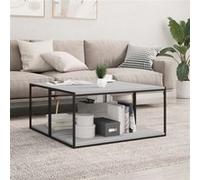 vidaXL Étagères Murales 4 pcs, Tablettes Suspendues avec Rangement, Étagères à Livres Flottantes, Décorations de Salon, Sonoma Gris Bois Ingénierie