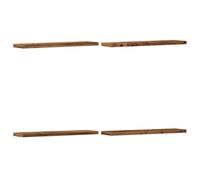 vidaXL Étagères murales 4 pcs vieux bois 40×20×1,5 cm – bois d'ingénierie, flottantes