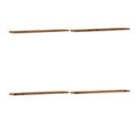 vidaXL Étagères murales 4 pcs Vieux Bois 60x20x1,5cm Bois d'ingénierie, étagère Flottante, étagère de buanderie, étagère pour CD