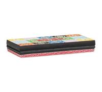 vidaXL Étagères Murales avec étagère 3 pcs Multicolore 100 x 20 x 6 cm, Salon, Ensemble de Meubles Modernes, étagères rectangulaires, unités de Rangement, déco Murale compacte.
