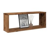 Etagères murales cube 6 pcs vieux bois 60x15x23 cm, stockage en forme de cube, organisateur en forme de cube, étagère 856588