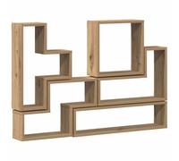 Vidaxl Cube Mural Chêne Artisanal 96 X 12 X 64 Cm Bois D'ingénierie