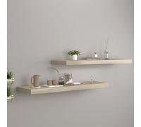 vidaXL Étagères murales flottantes 2 pcs Chêne 90x23,5x3,8 cm MDF