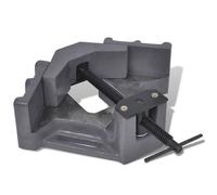 vidaXL Étau d'angle de perceuse à pression manuelle 115 mm
