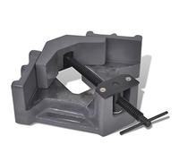 vidaXL Étau d'Angle Manuel de perceuse 115 mm Outils Serrage Garage Atelier Bricolage