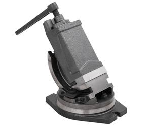 vidaXL Etau Inclinable à 2 Axes Base de Mâchoire Etau de Machine Serrage Perçage Fraisage Soudage Coupe Meulage Durable Fonte 100 mm
