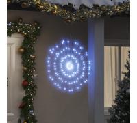 Étoile Rayonnante de Noël 140 LED Décoration Fête 4 pcs Blanc Froid 17 cm vidaXL