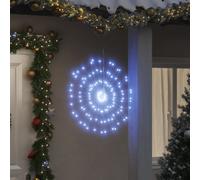 vidaXL Étoile rayonnante de Noël 140 LED 8 pcs blanc froid 17 cm
