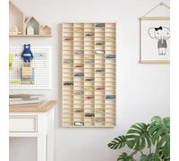 Vidaxl Étui D'affichage Marron 50 X 4.5 X 96 Cm Bois D'ingénierie