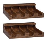 vidaXL Étui Marron 36 x 30 x 10 cm Bois de Mahogany Massif, Salle à manger, un lieu de partage, de bons repas, de créativité et de connexions, le tout dans une déco moderne avec une lumière chaleureus