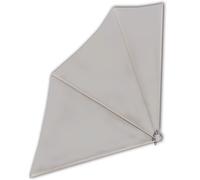 vidaXL Éventail de balcon pliable Crème 140×140 cm