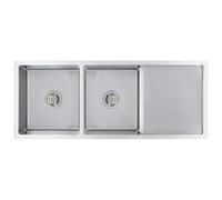 vidaXL Evier de Cuisine Fait à la Main Evier Rectangulaire Evier Encastré Évier à Vasque Intérieur Résistant Maison Robuste 145081