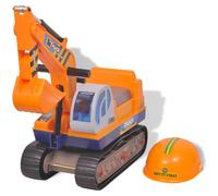 vidaXL Pelle à chevaucher Plastique Jaune 100089
