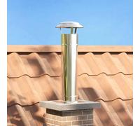 Vidaxl Extension De Conduit Argent 25 X 25 X 82 Cm Acier Inoxydable