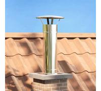 Vidaxl Extension De Conduit Argent 35 X 35 X 82 Cm Acier Inoxydable