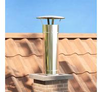 Vidaxl Extension De Conduit Argent 35 X 35 X 82 Cm Acier Inoxydable