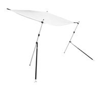vidaXL Extension d'ombrage T-Top Blanc 170x170x(115-183) cm