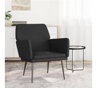 vidaXL Fauteuil 62x79x79 cm fluweel zwart351377 Noir G
