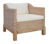 vidaXL Fauteuil avec Coussins Siège de Salon Fauteuil de Bureau Siège de Salle de Séjour Chambre à Coucher Maison Intérieur 283075