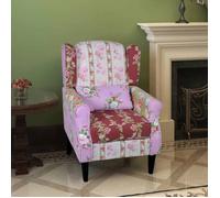 vidaXL Fauteuil avec design de patchwork Tissu