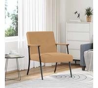 vidaXL fauteuil Beige 59 x 75 x 78 cm
