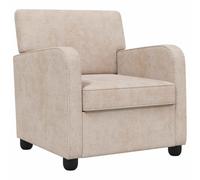 vidaXL Fauteuil Beige Chenille